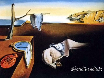 Dali, la persistenza della memoria, quadro, pitture