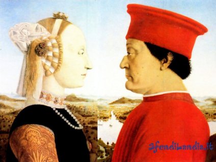 Della Francesca,Dittico dei duchi d'Urbino Federico da Montefeltro e Battista Sforza