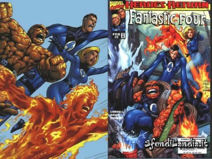 fantastic, four, 4, Mr. Fantastic, La Donna Invisibile, La Cosa, La Torcia Umana, marvel