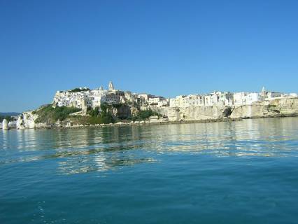 paese, peschici, mare, barca, acqua, estate, sole, caldo, vacanze