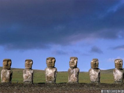 totem, isola di pasqua, rapa nui