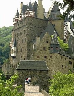 eltz burg, germania, arroccato, pietra, grigia, guerra