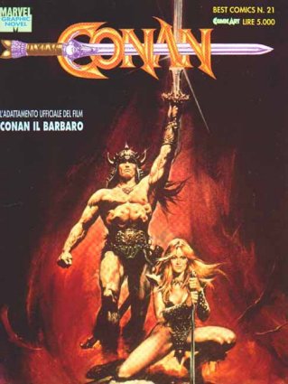 il barbaro, fumetto, recente, lire, 5000, best, marvel, uomo, donna, eroe, eroina, battaglie, saga, film, televisione