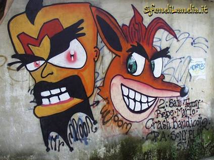 cartoline crash bandicoot video giochi, arte, passatempo, grafica, 3d, lukas