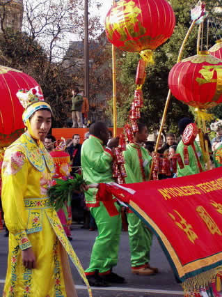 intercultura, integrazione, cinesi, capodanno, festa, strada, gennaio