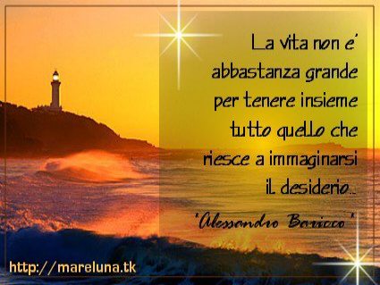 desiderare, vita, pensiero, credere, raggiungere, avverare