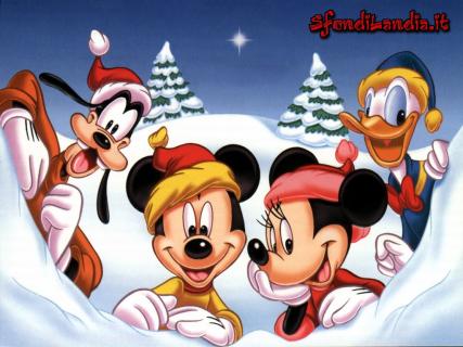 cartoline natale disney, pluto, pippo, topolino, topolina, neve, paperino, paperina, papera, zuccotto, guanti