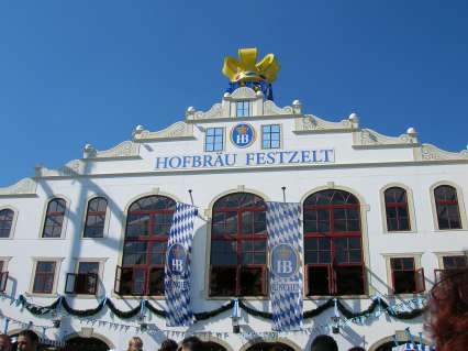 ofbrau, festzelt, oktoberfest, birra, stand