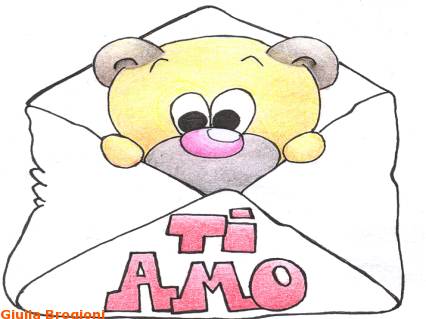 orso, cartoline san valentino, amore, ti amo, messaggio, lettera, orsetto, coccole, tenerezza