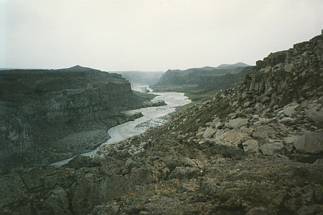 acqua, erosione, agente, erosivo, rompere, frantumare, erodere, rocce, roccia, torrente, fiume