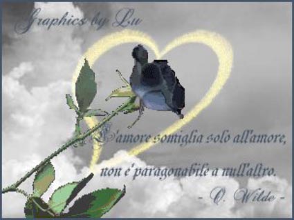 cartoline oscar wilde, solo amore, aforisma, rosa blu, cuore, oro, cartoline d'amore, love, sentimento, fidanzato, compagno, marito, moglie