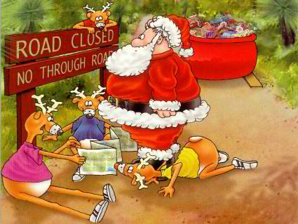 santa claus sfondo cellulare, road, perdersi, renne, slitta, cercare, strada, mappa, cartina, via, sentiero, consultare, sgomento