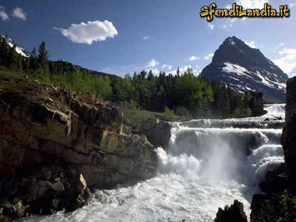 torrente, cascata, natura, verde, aria aperta, fiume, acqua, impetuosa
