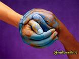 uniamo, le mani, insieme, troviamo, la, pace, per, il mondo, fratellanza, carità , eterogenee, comunità 