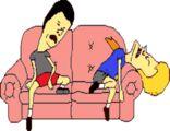 beavis, butt-head, mtv, cartoni, personaggi, irriverenti, fannulloni, music, television