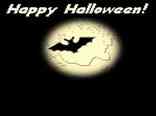 pipistrello, auguri, halloween