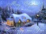 cartoline natale, famiglia, cenone, pesce fritti, atmosfera natalizia, bont� , regali, pace, luci, freddo, camino, fiamma viva, neve, montagna
