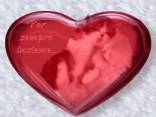 cartoline amore, cuoricino, due gattini nel cuore, abbraccio, calore, sfumature, amarsi, amarti, dolci scritte