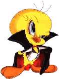 titti, vampiro, dracula, halloween, tweety, canarino